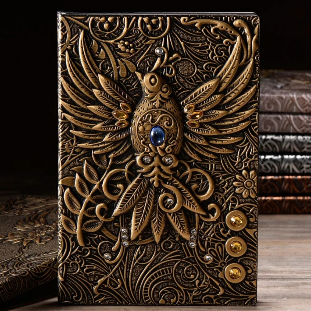 5⭐ Rated.🧡 Embossed Phoenix Journal - Picture 11 of 16